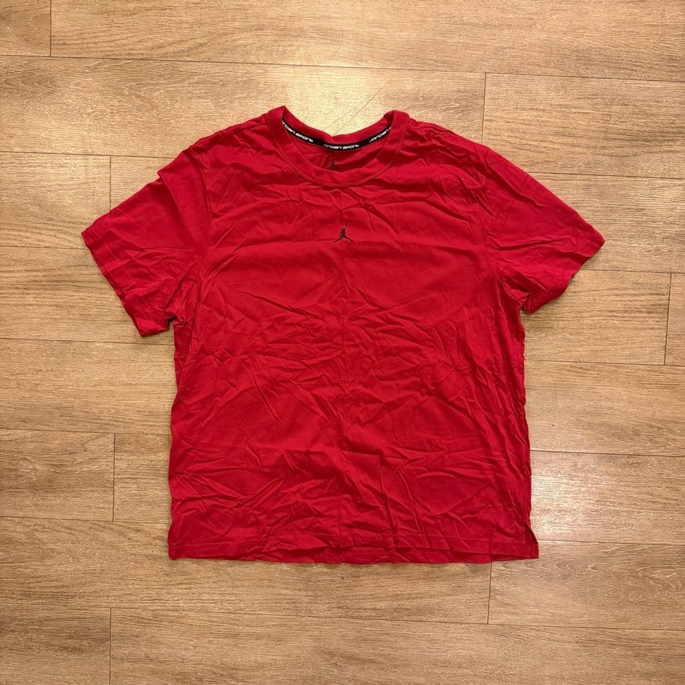 Nike Jordan Red Short Sleeve Men's Tee men size XXL